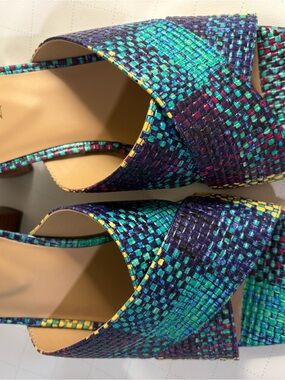 Lauren Ralph Lauren Women’s Summer Bright Woven Sandals NEW